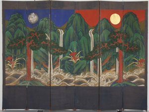 Paisaje de Korean School