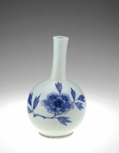 Botella de cerámica Punwon, provincia de Kyonggido, período Chosan