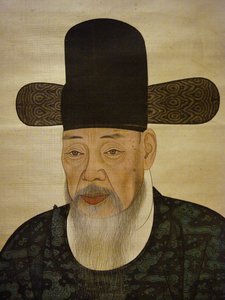 Retrato de Yi Gilbo (o "Yeonan") de Korean School