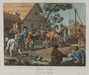 Niños jugando a los huesos, ca 1812