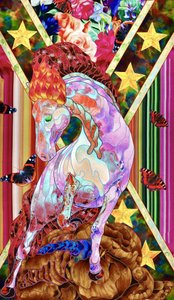 Caballo mágico lleno de vida