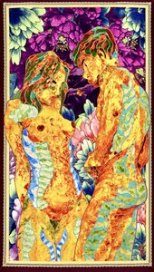 Un abrazo en tonos nude vibrantes de Kostyantin Malginov