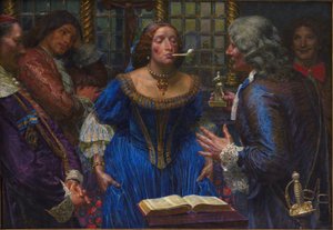 La reina Cristina en el Palazzo Corsini