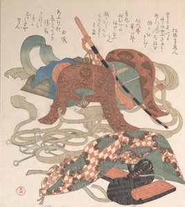 Silla de Montar y Otras Piezas de Arnés, probablemente 1810 de Kubo Shunman