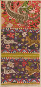 Tigers Chasing Deer, with Dragon de Kubo Shunman