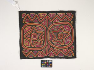 Panel camisero (Mola) (foto) de Kuna Indian Culture