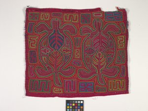 Panel camisero (Mola) (foto) de Kuna Indian Culture