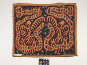 Panel camisero (Mola) (foto) de Kuna Indian Culture