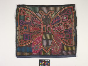 Panel camisero (Mola) (foto) de Kuna Indian Culture