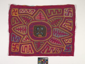 Panel camisero (Mola) (foto) de Kuna Indian Culture