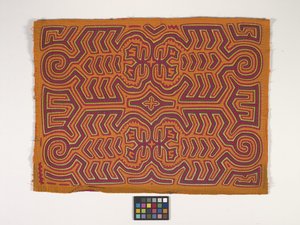 Panel camisero (Mola) (foto) de Kuna Indian Culture