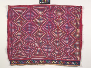 Panel camisero (Mola) (foto) de Kuna Indian Culture