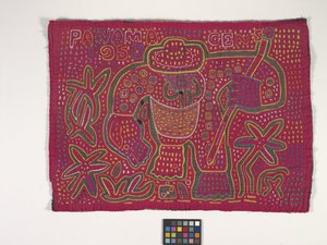 Panel camisero (Mola) (foto) de Kuna Indian Culture