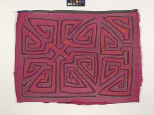 Panel camisero (Mola) (foto) de Kuna Indian Culture