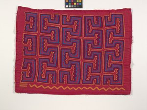 Panel camisero (Mola) (foto) de Kuna Indian Culture