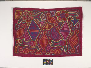Panel camisero (Mola) (foto) de Kuna Indian Culture