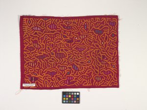 Panel camisero (Mola) (foto) de Kuna Indian Culture