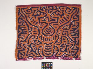 Panel camisero (Mola) (foto) de Kuna Indian Culture