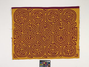 Panel camisero (Mola) (foto) de Kuna Indian Culture