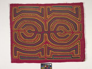 Panel camisero (Mola) (foto) de Kuna Indian Culture