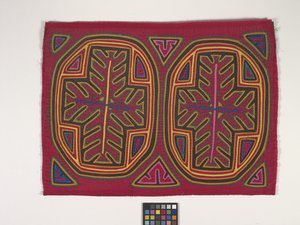 Panel camisero (Mola) (foto) de Kuna Indian Culture