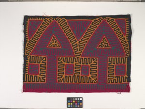 Panel camisero (Mola) (foto) de Kuna Indian Culture