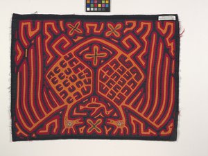 Panel camisero (Mola) (foto) de Kuna Indian Culture