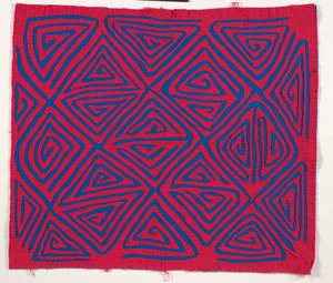Panel de camisa (mola), c.1950 (algodón aplicado) de Kuna Indian Culture