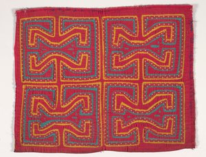 Panel de camisa (mola), c.1950 (algodón aplicado) de Kuna Indian Culture