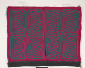 Panel de camisa (mola), c.1950 (algodón aplicado) de Kuna Indian Culture
