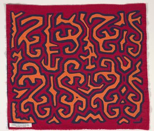 Panel de camisa (mola) (algodón aplicado) de Kuna Indian Culture