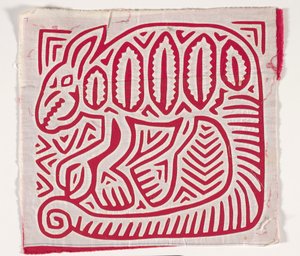 Panel de camisa (mola) (algodón aplicado) de Kuna Indian Culture