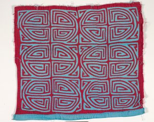Panel de camisa (mola) (algodón aplicado) de Kuna Indian Culture