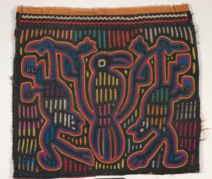 Panel de camisa (mola) (algodón aplicado) de Kuna Indian Culture
