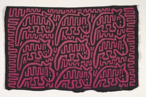 Panel de camisa (mola) (algodón aplicado) de Kuna Indian Culture