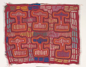 Panel de camisa (mola) (algodón aplicado) de Kuna Indian Culture