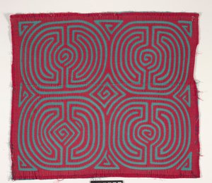 Panel de camisa (mola) (algodón aplicado) de Kuna Indian Culture