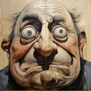 200 años de edad Ogro gigante cara linda 2