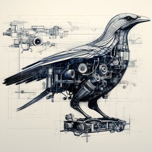 Planos del pájaro mecánico a vapor de Da vinci 4