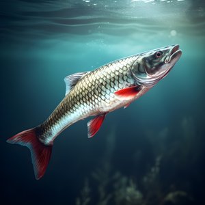 Un snoek, un tipo de pez, fue capturado con un sedal 1