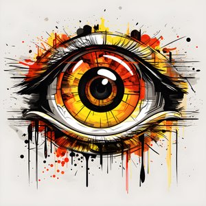 un ojo que parece una diana 2 de Kurt Heppke