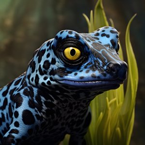 un solo alien, parte rana venenosa + parte perro 3