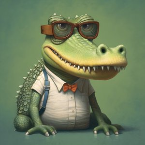 un cocodrilo de cómic 2