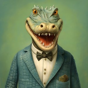 un cocodrilo de cómic 3