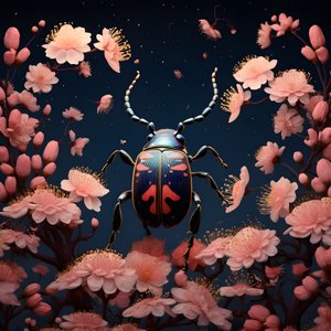 una ilustración de un cobre ilustrado con setas de fondo 2