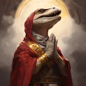 reina asesina rezando T-Rex 2