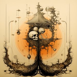 leonardo davinci concept sketch album artwork raíz de un árbol que crece de la tierra y alcanza el cielo como jack y las habichuelas 2