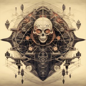 leonardo davinci concept sketch album artwork raíz de un árbol que crece de la tierra y alcanza el cielo como jack y las habichuelas 4