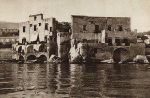 Italia: En Ischia Ponte (foto b/n) de Kurt Hielscher