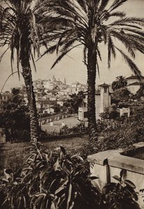 Italia: Porto Maurizio, Riviera (foto b/n) de Kurt Hielscher